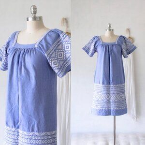 Vintage Guatemalan Hand Woven Dress